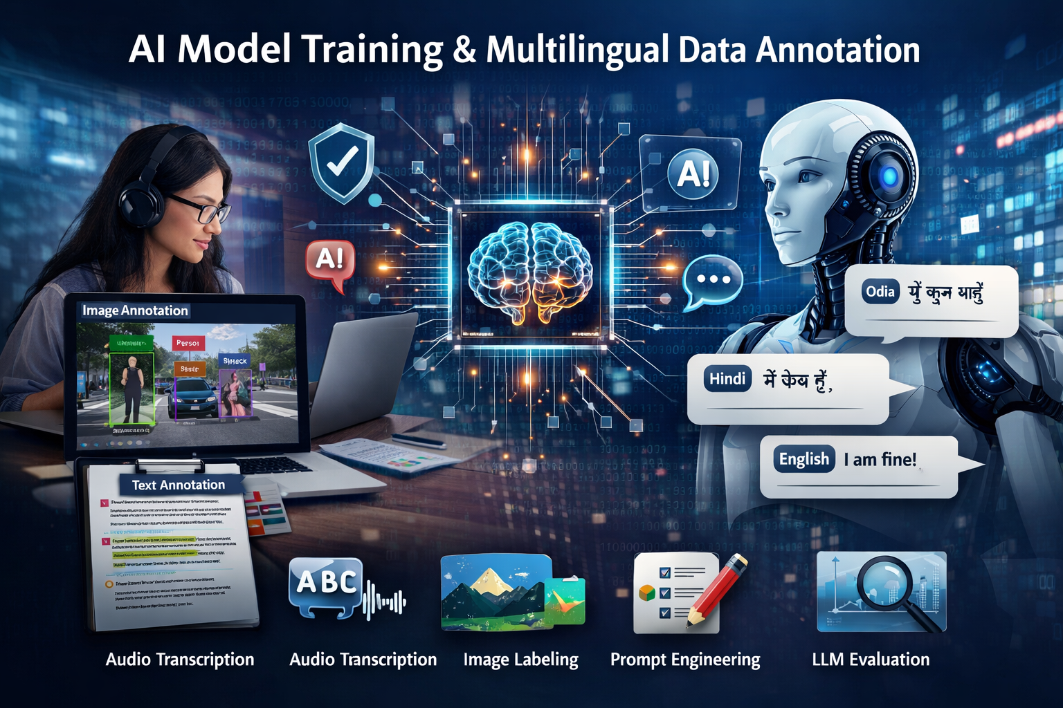 AI Model Training & Multilingual Data Annotation for LLMs