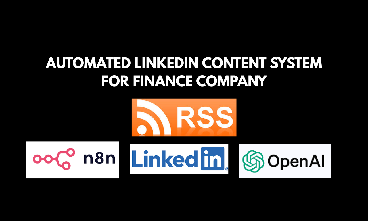 Automated LinkedIn Content System for Finance Company