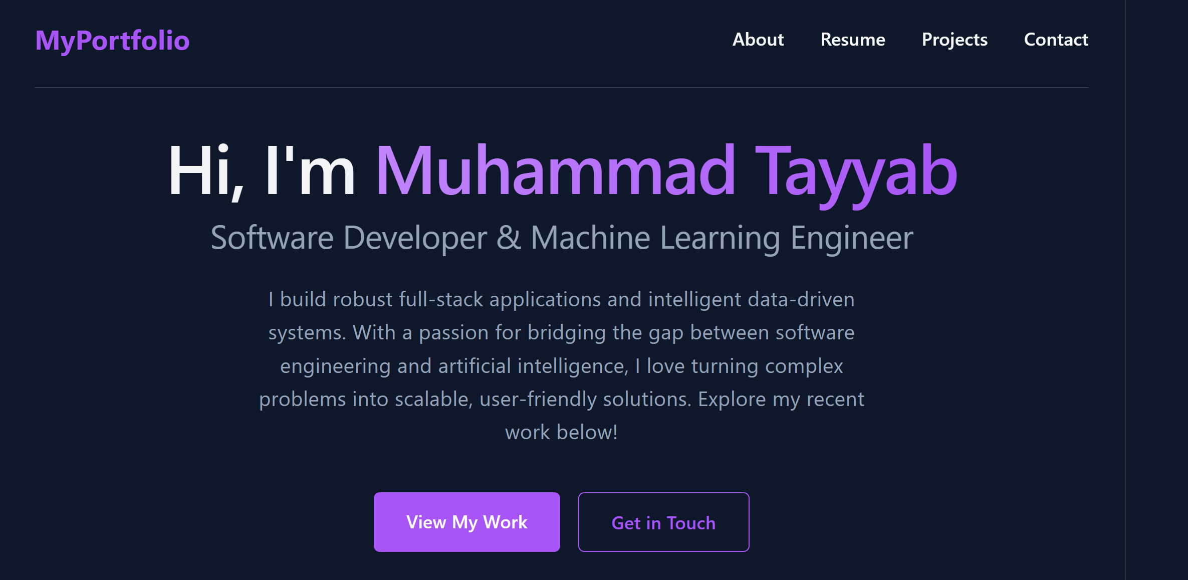Portfolio Website