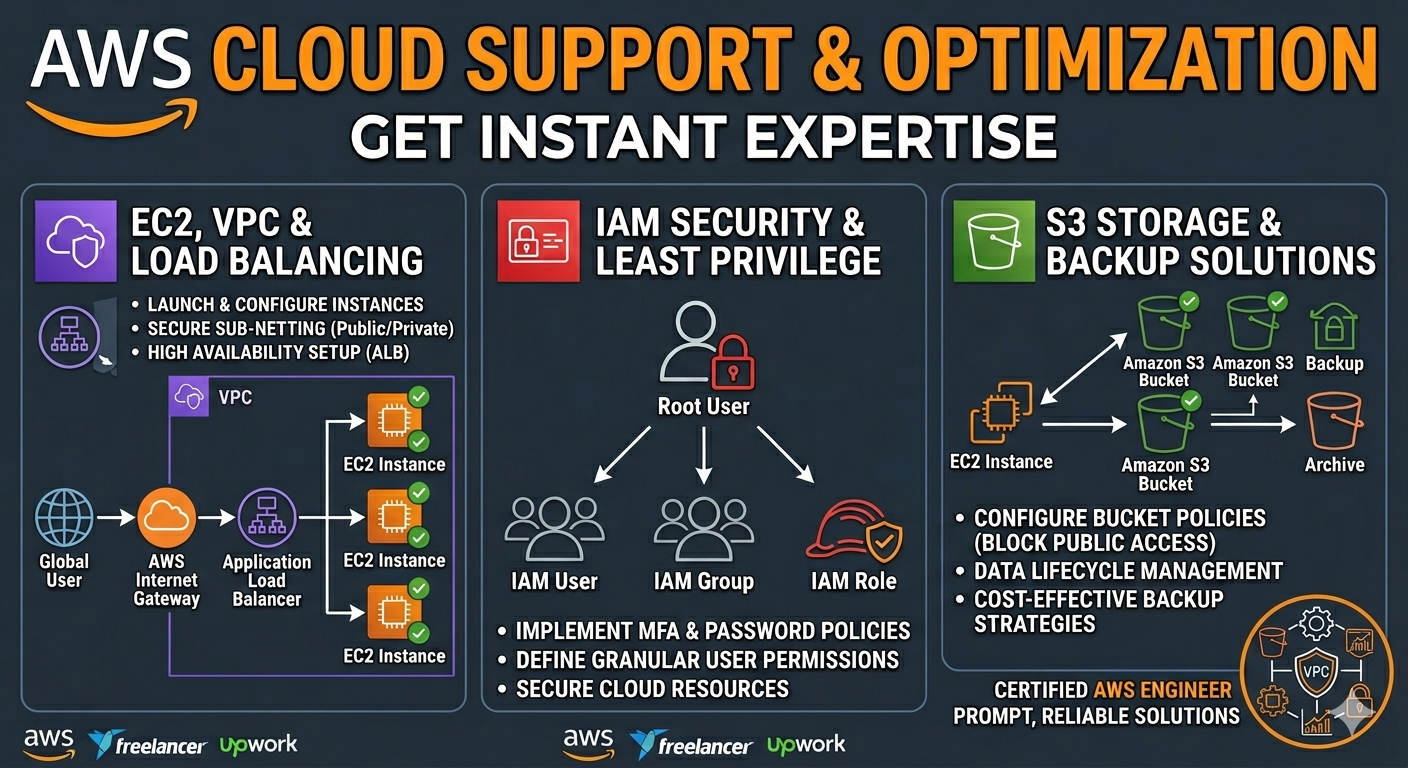 AWS CLOUD SUPPORT,TECHNICAL SUPPORT,CUSTOMER SUPPORT