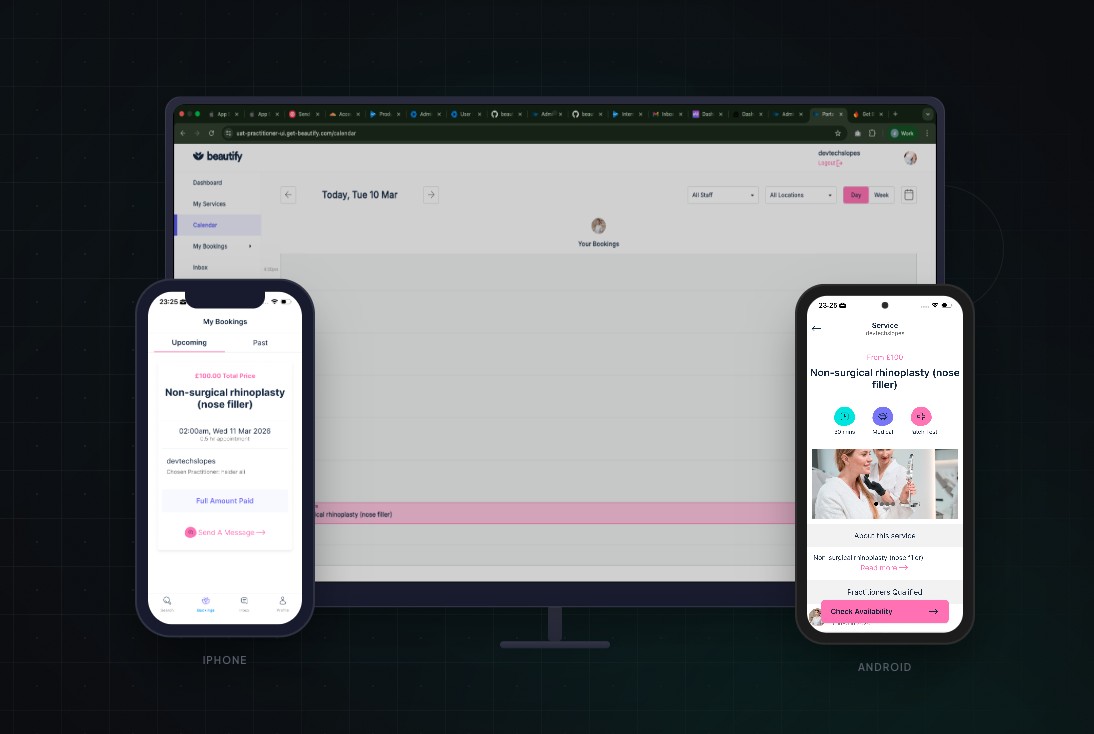 Beautify Mobile App and Marketplace Platform