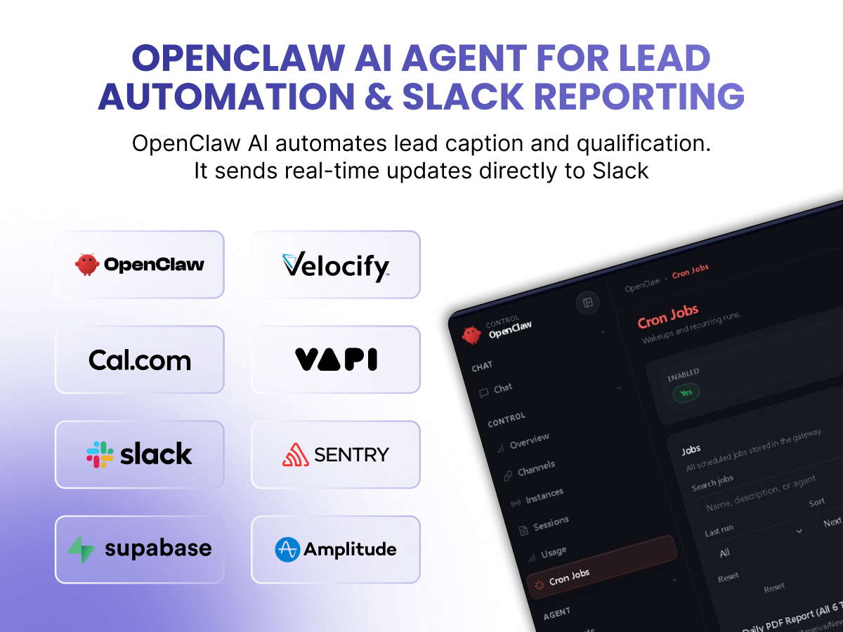 OpenClaw AI Agent for Lead Automation & Slack Reporting