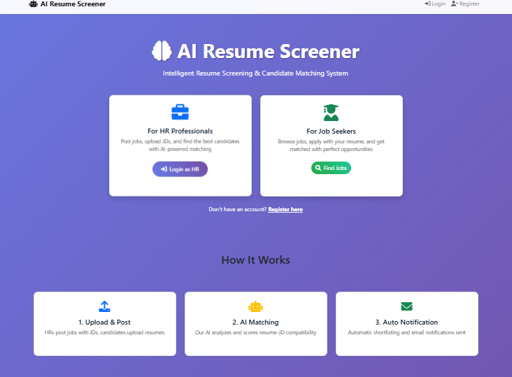 AI-Powered Resume Screener