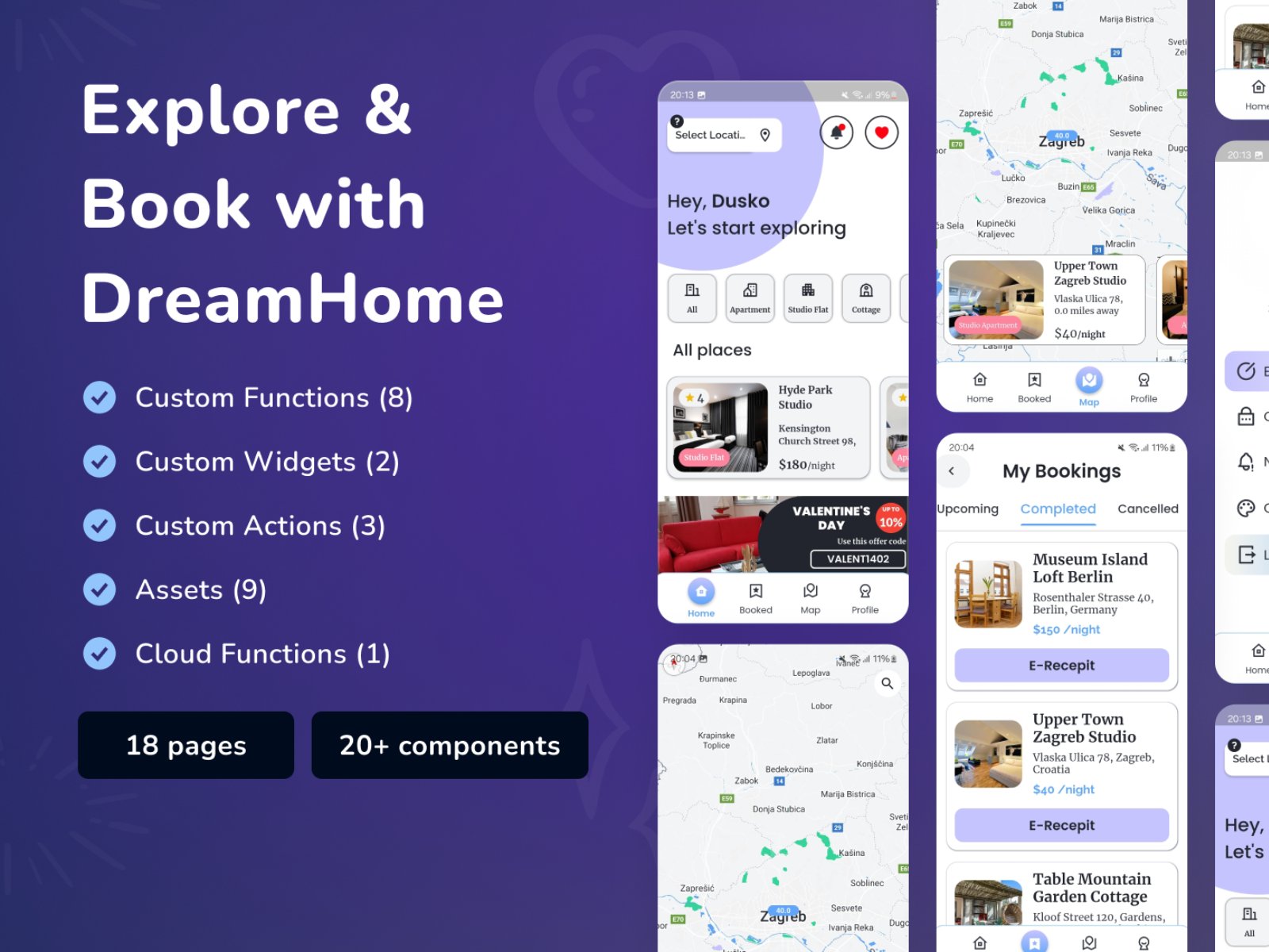 DreamHome Booking App Template