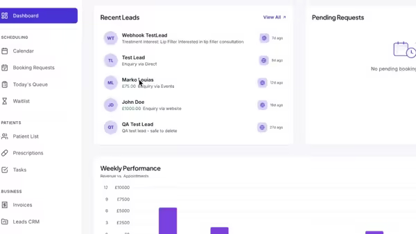 CallidusOS — Multi-Tenant Clinic SaaS in React + Firestore