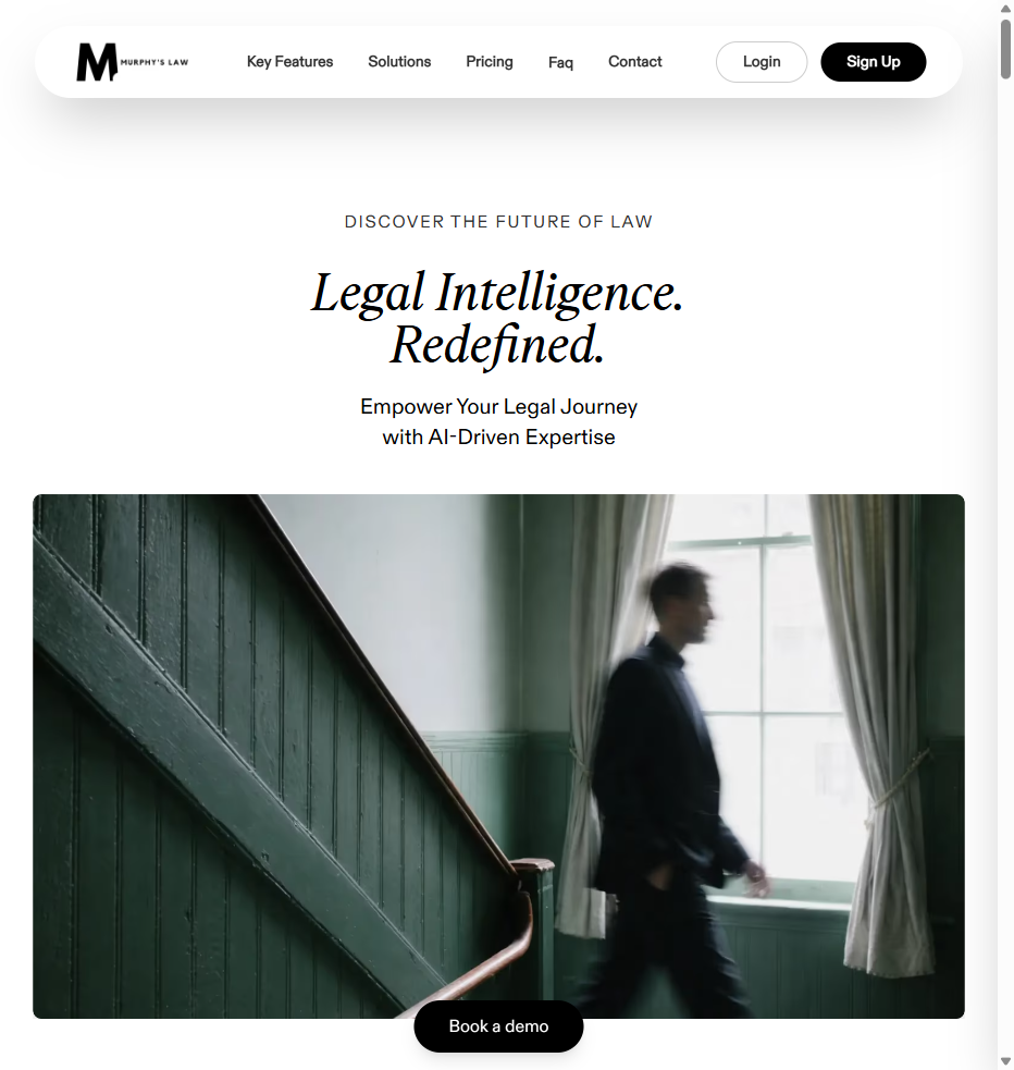 Murphy's Law — Agentic Legal-AI SaaS (3,500+ users, $90k+ ARR)