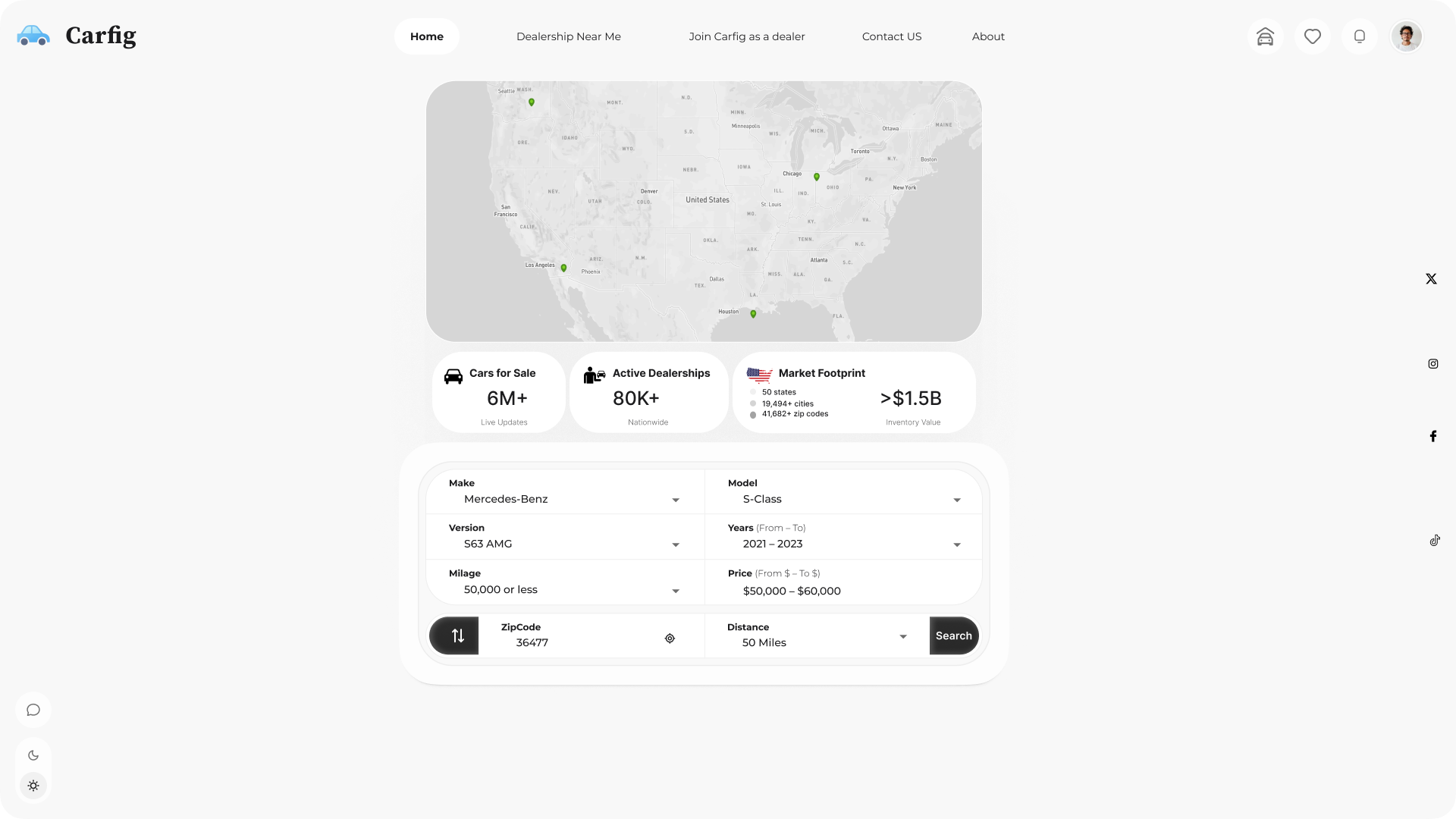 Carfig (Car Marketplace)