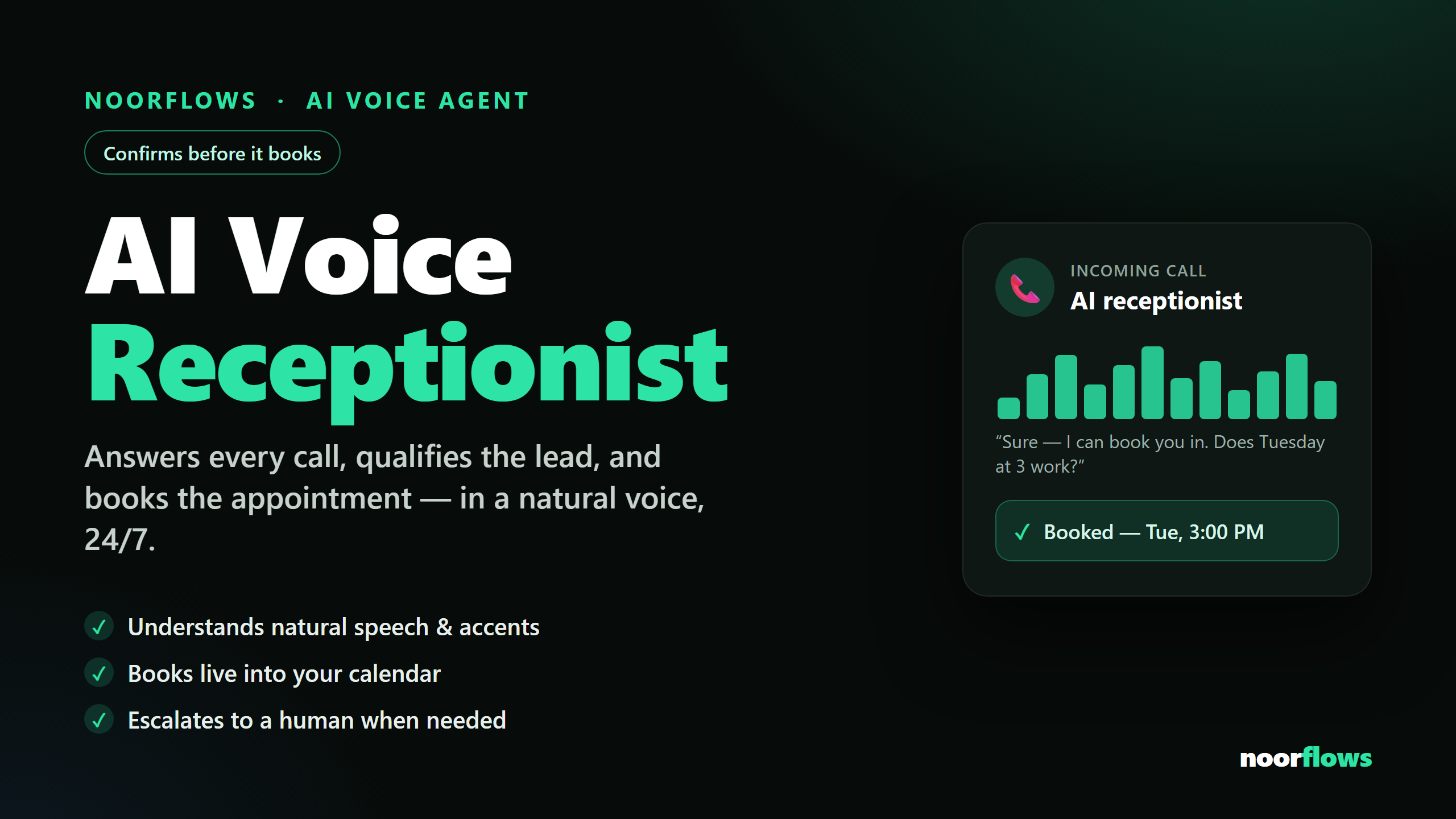 AI Voice Receptionist — Answers Calls & Books Appointments Live (VAPI + Claude)