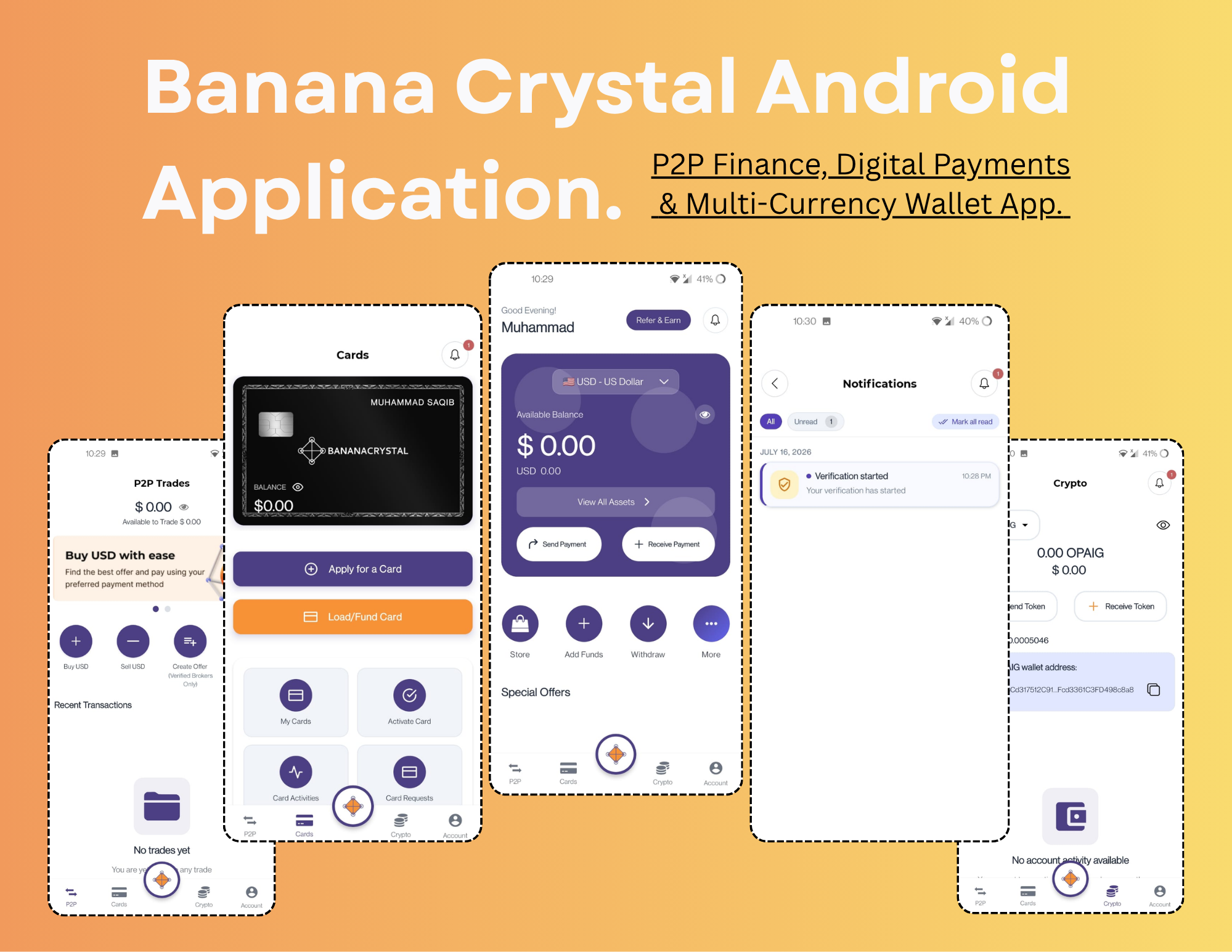 Banana Crystal Android Application