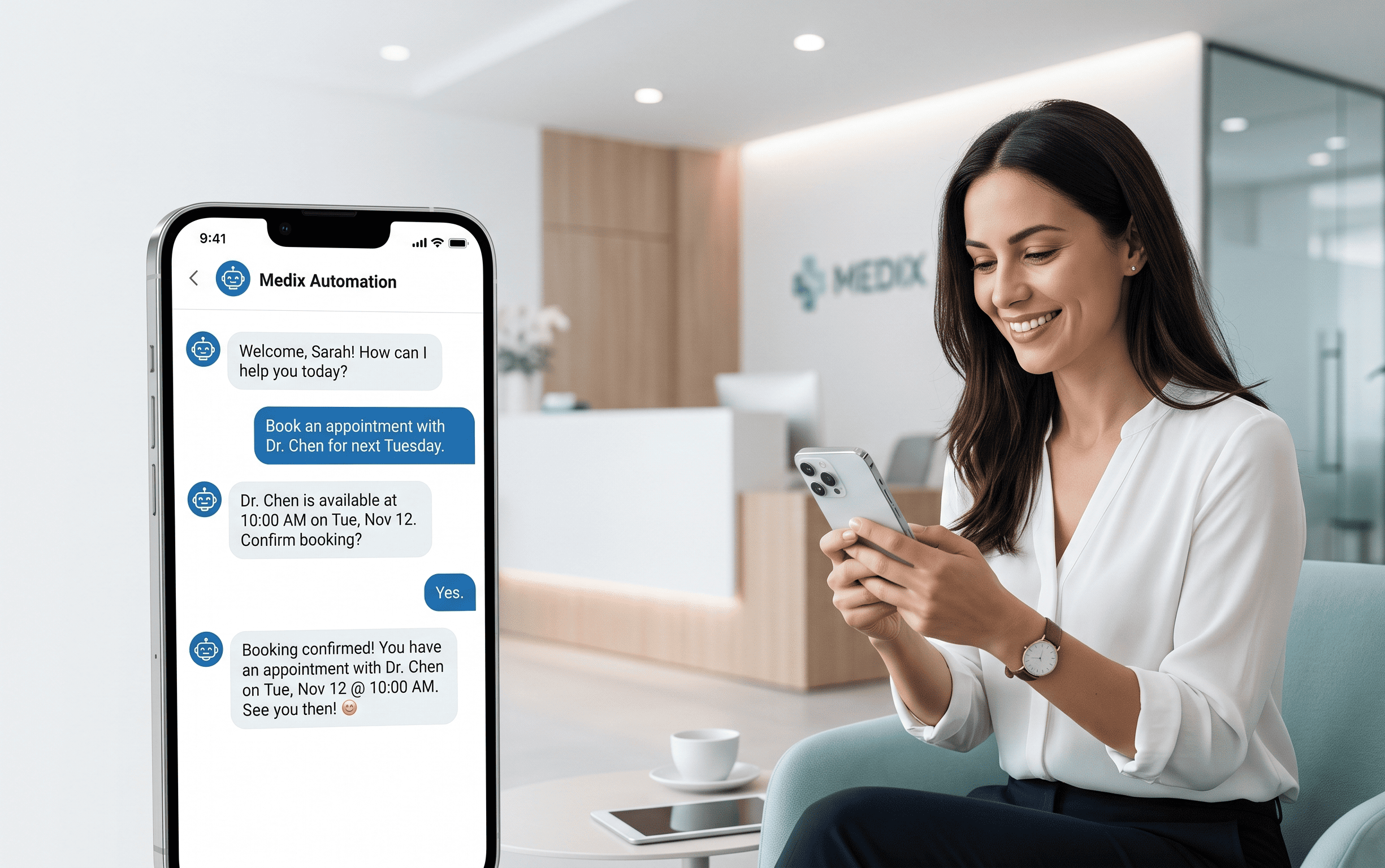 Clinic-Bot: AI WhatsApp Receptionist & EMR Sync