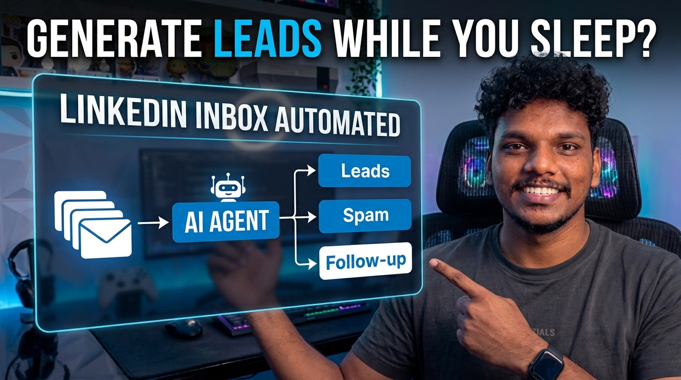 Automating LinkedIn Inbox with AI Agent (N8N + Gemini + Supabase)