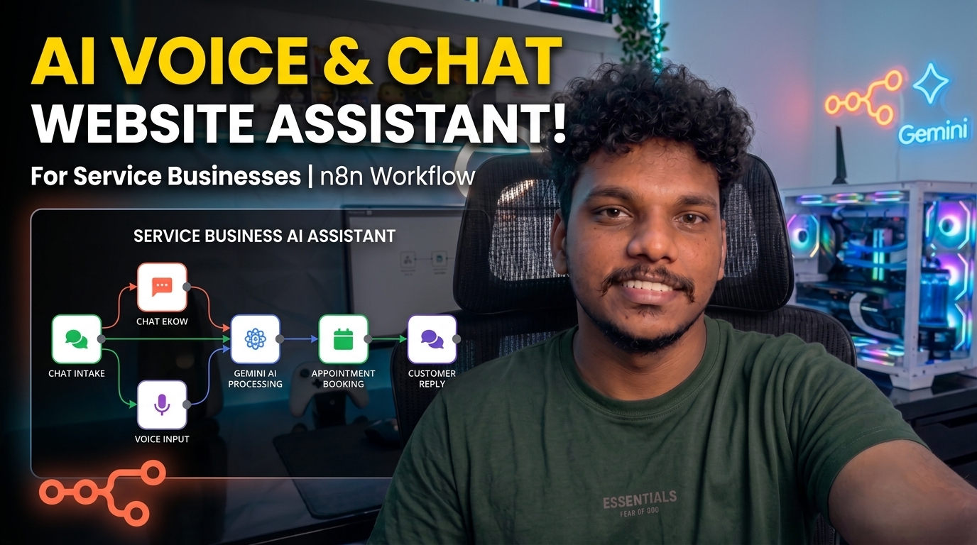 AI Voice & Chat Website Assistant for Service Businesses