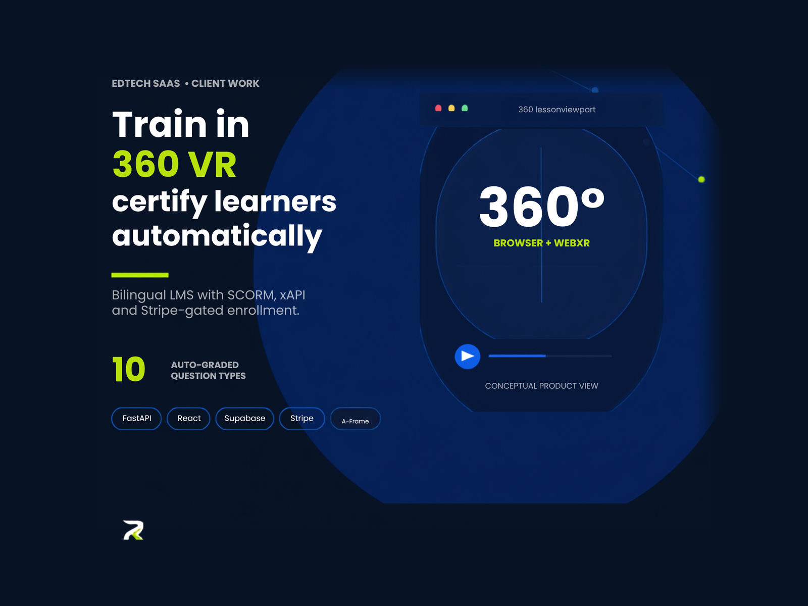 OmniZoe LMS: a bilingual VR and SCORM learning platform