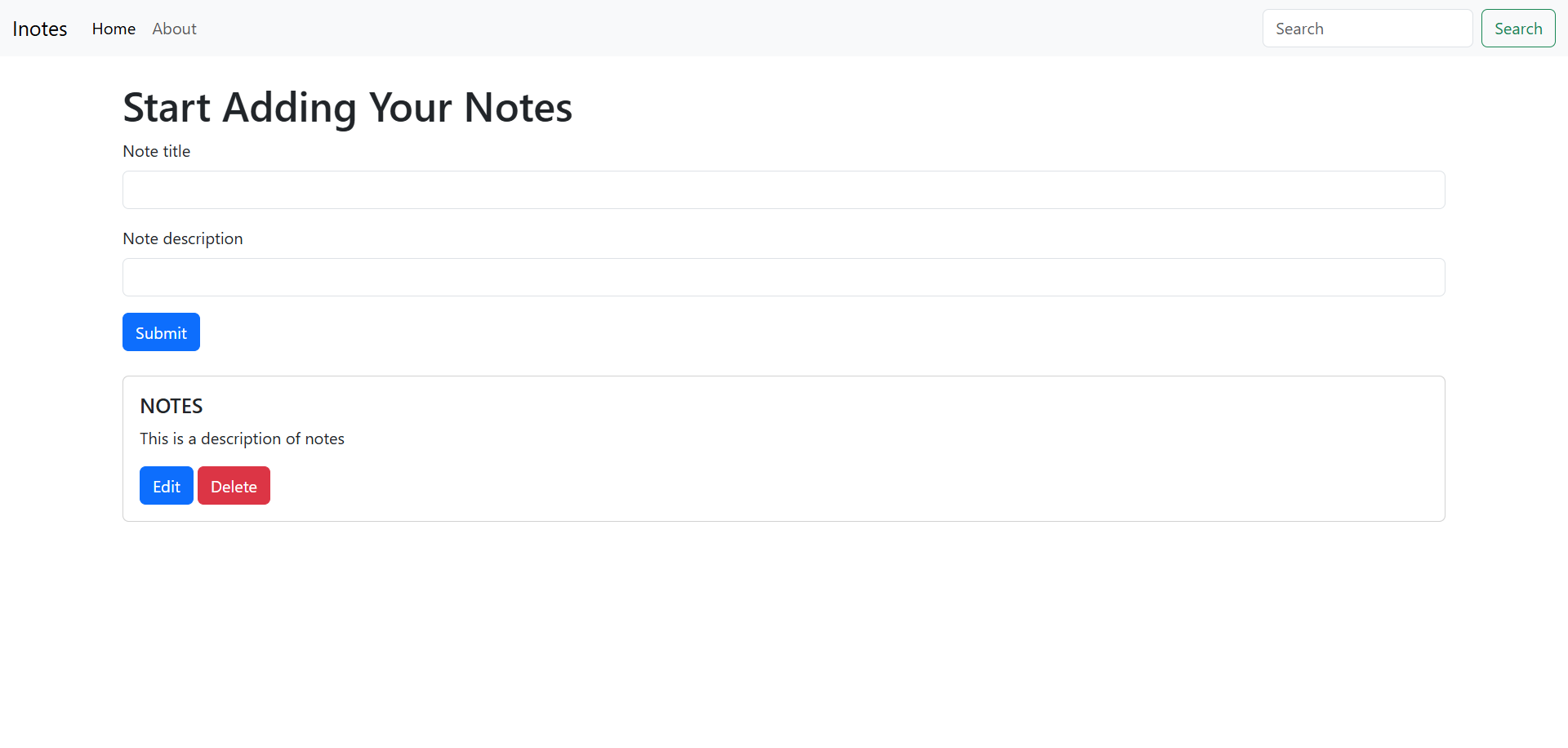 Full-Stack Notes Management Web Application — FastAPI, PostgreSQL & SQLAlchemy