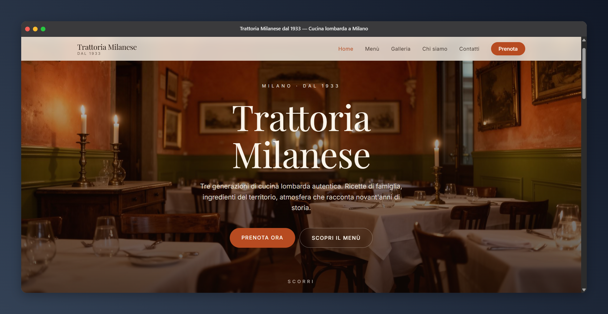 Trattoria Milanese
