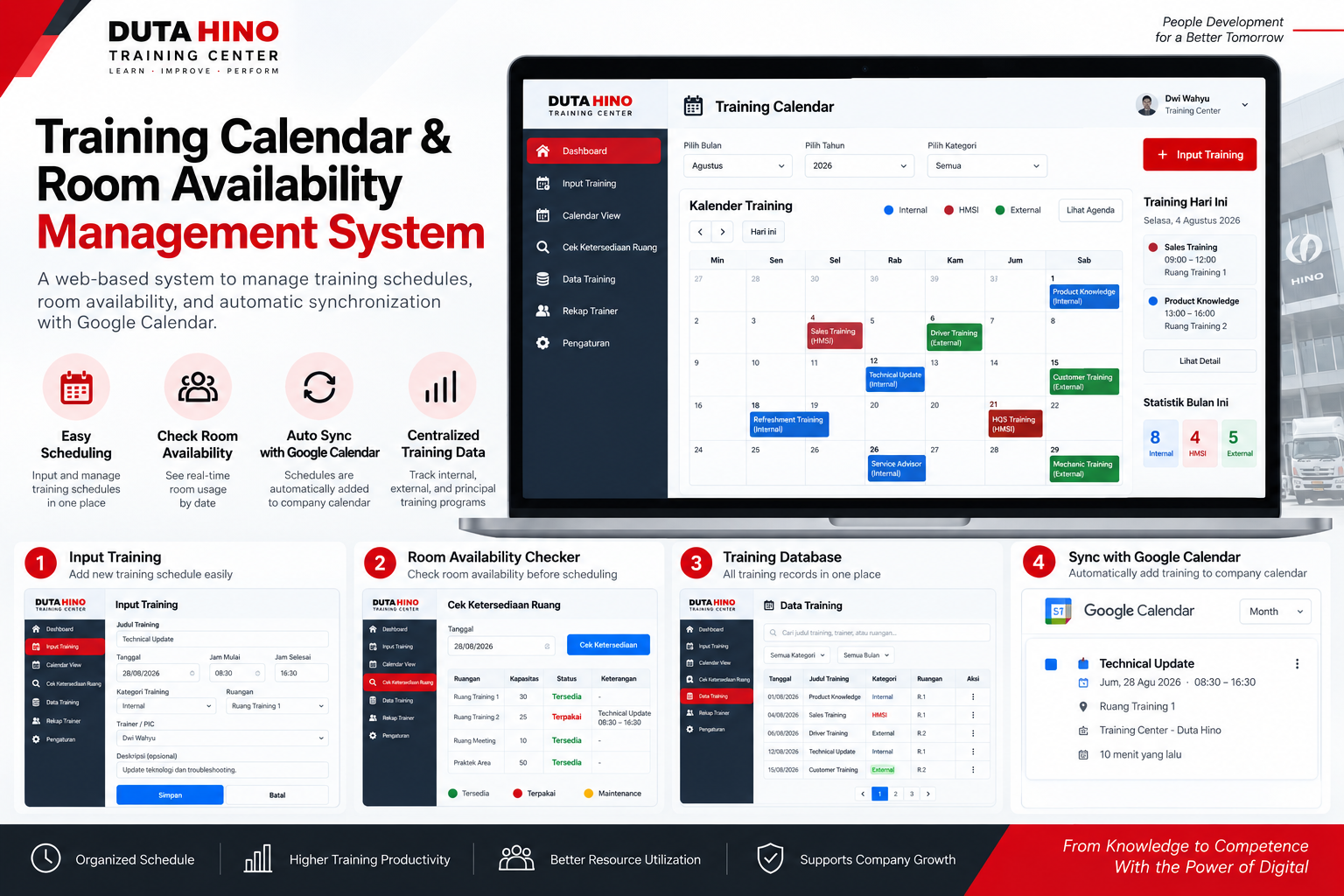 Training Calendar & Scheduling Management System