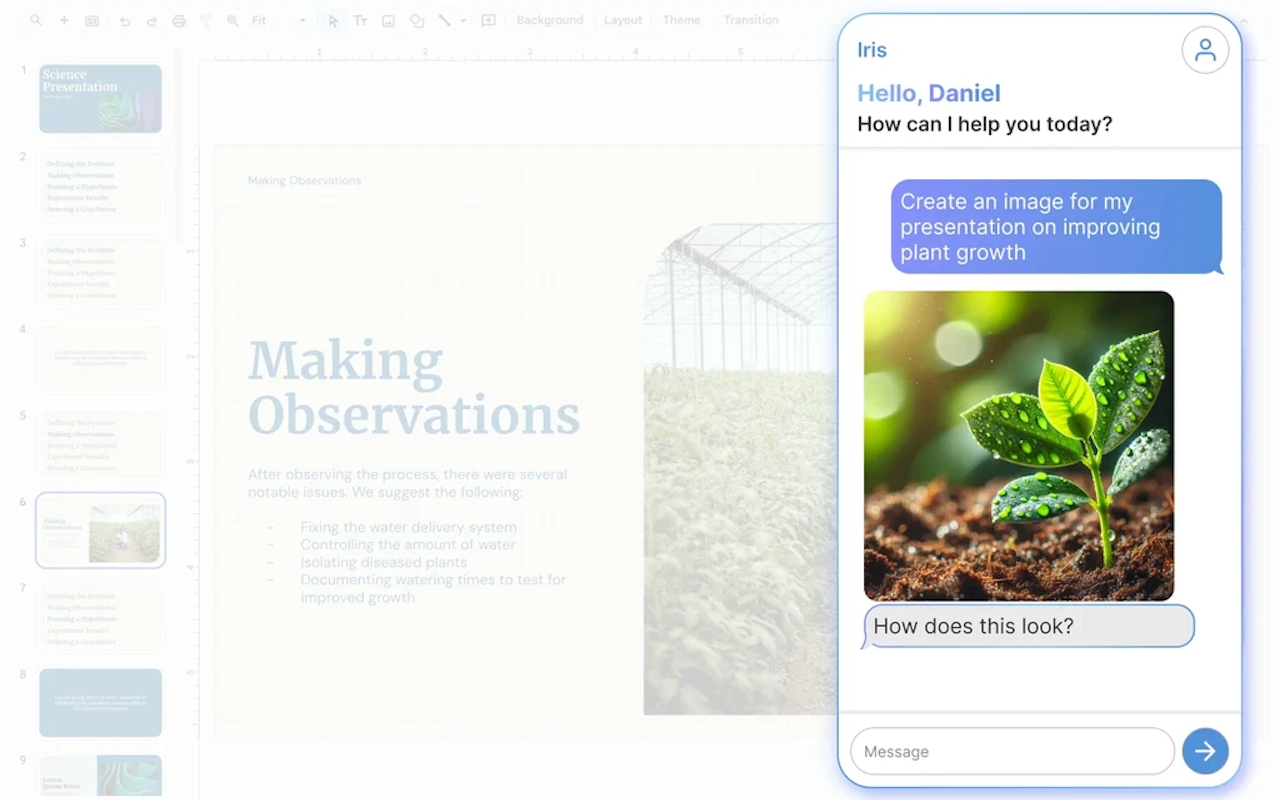 Iris Chrome Extension