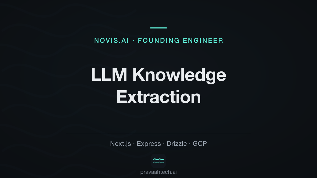 Smart Tables — LLM Knowledge Extraction Platform (Novis.AI)