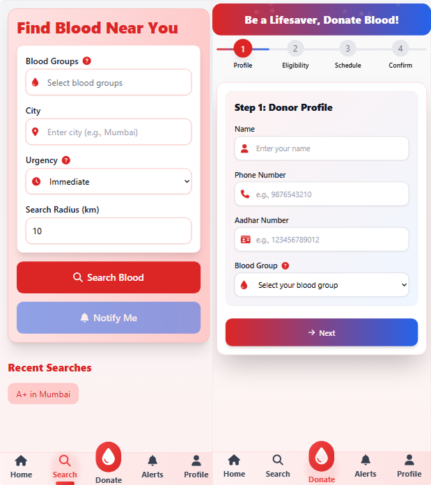 BloodIn | Blood Donation & Donor Matching Platform