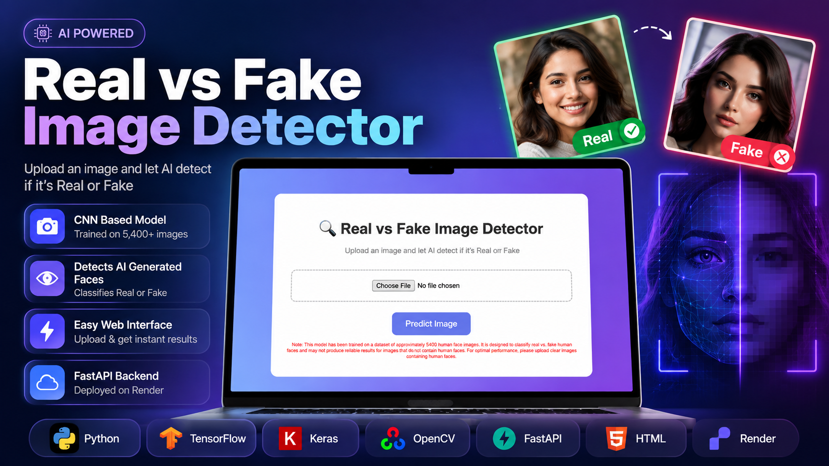 Real vs Fake Image Classifier