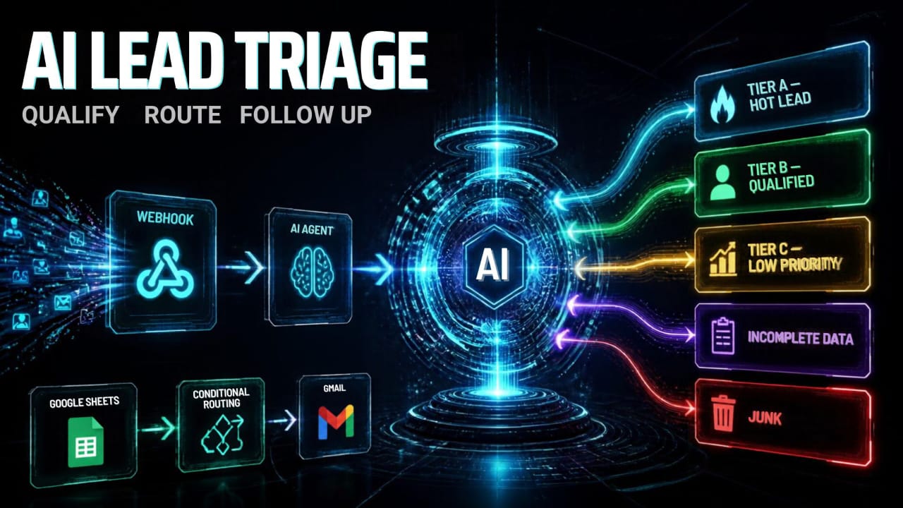 AI Lead Triage & Qualification System