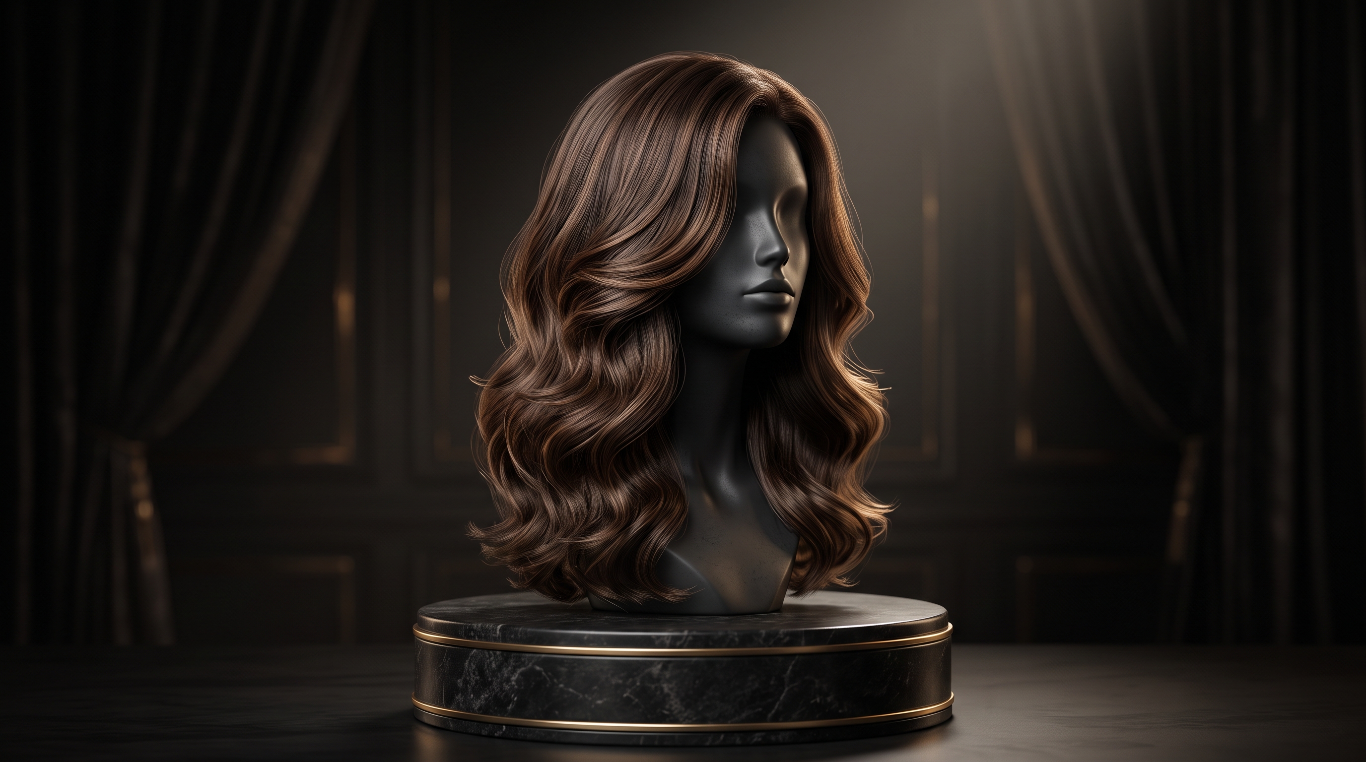 Premium Wig Product Showcase
