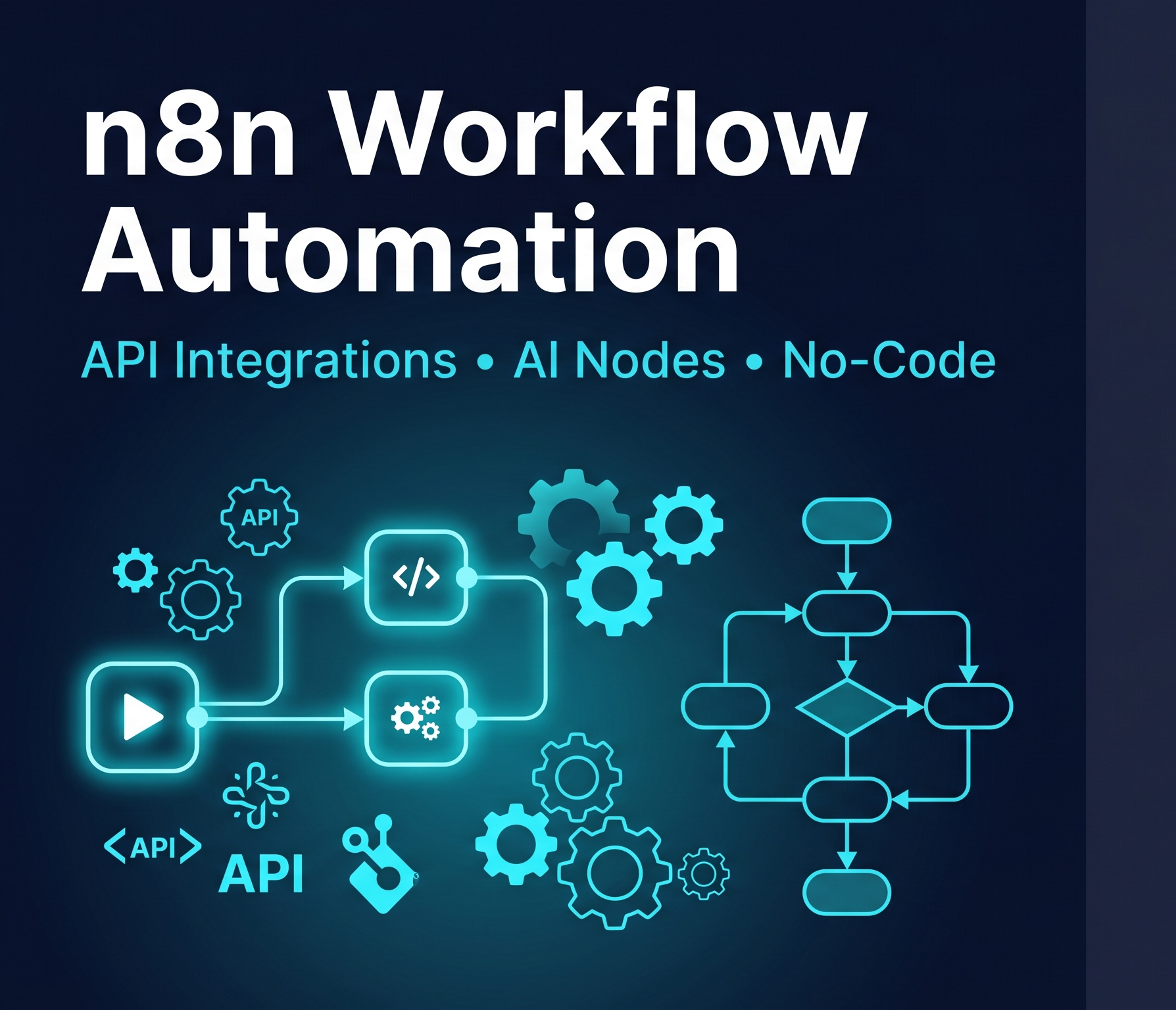 n8n Workflow Automation with API Integrations & AI Nodes
