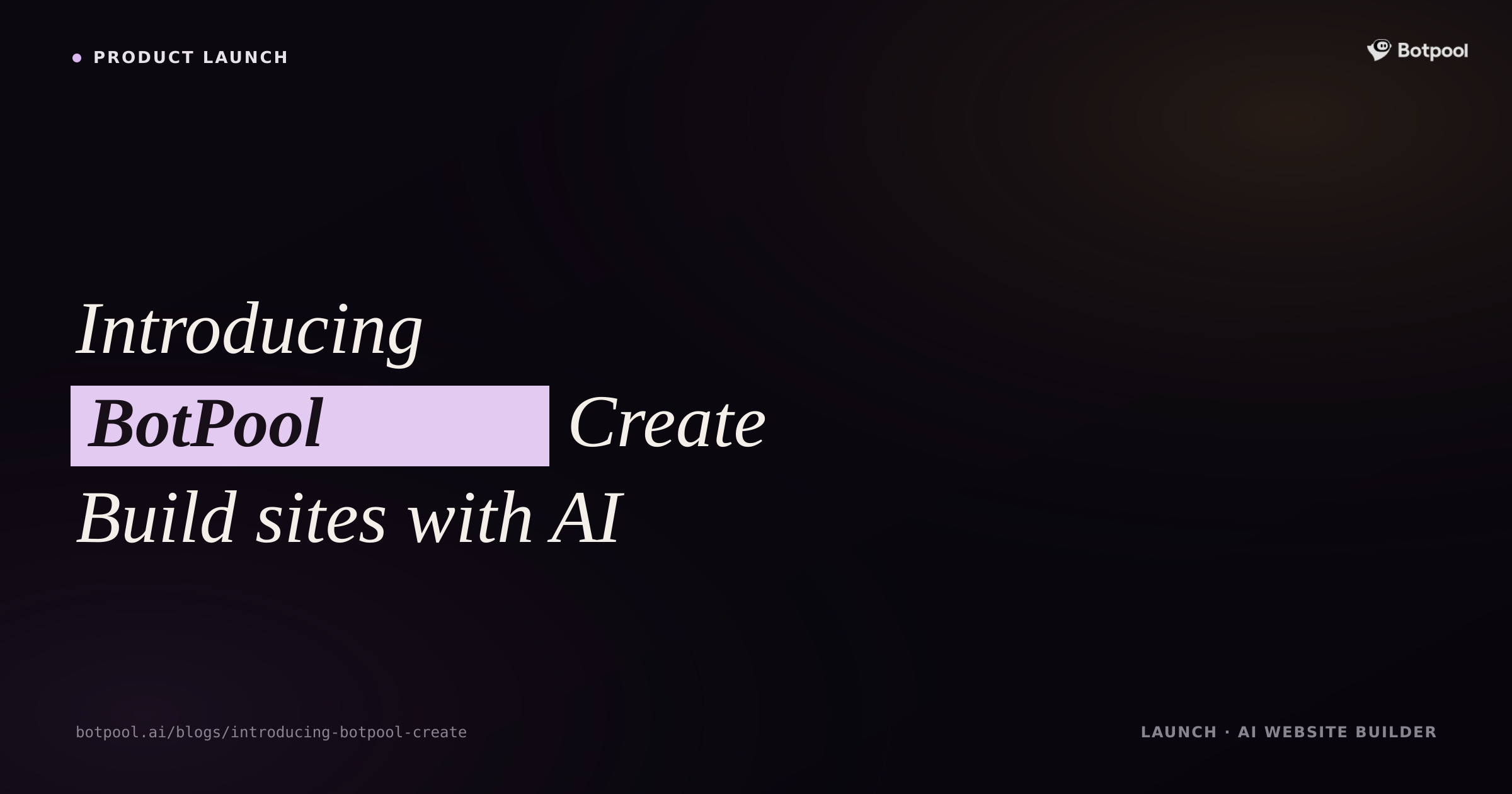 Botpool Create