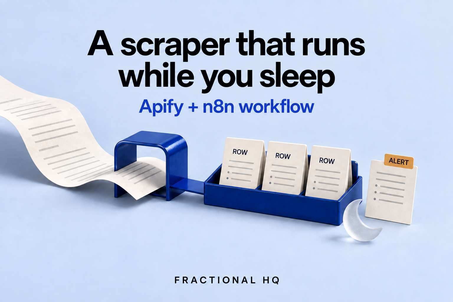 I'll build you a scraper that runs on schedule and feeds your sheet