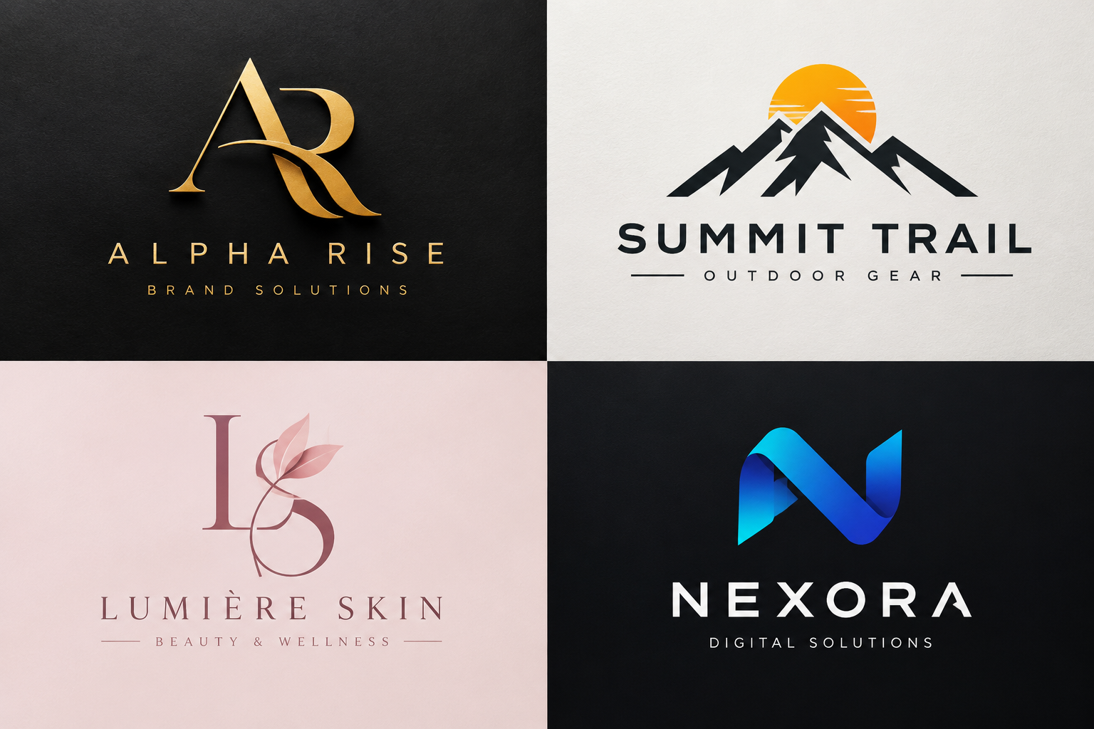 I will create professional modern minimalist and vector logo design